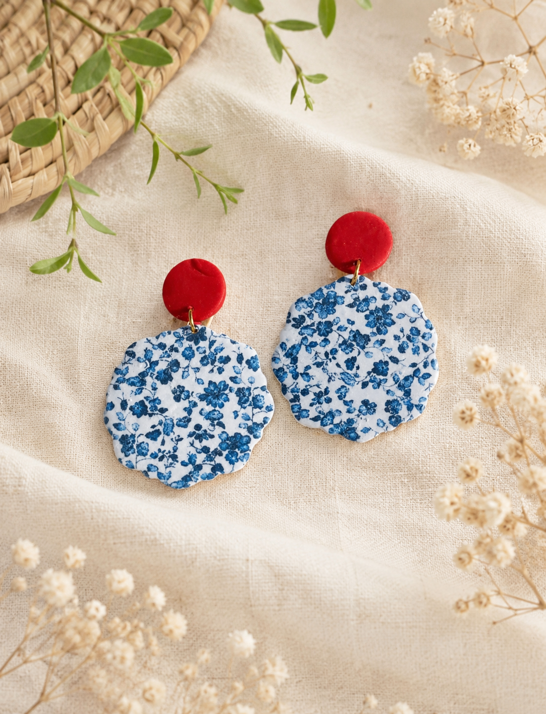 Freedom Floral Dangles