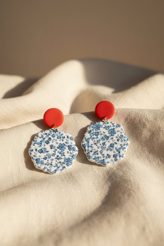 Freedom Floral Dangles