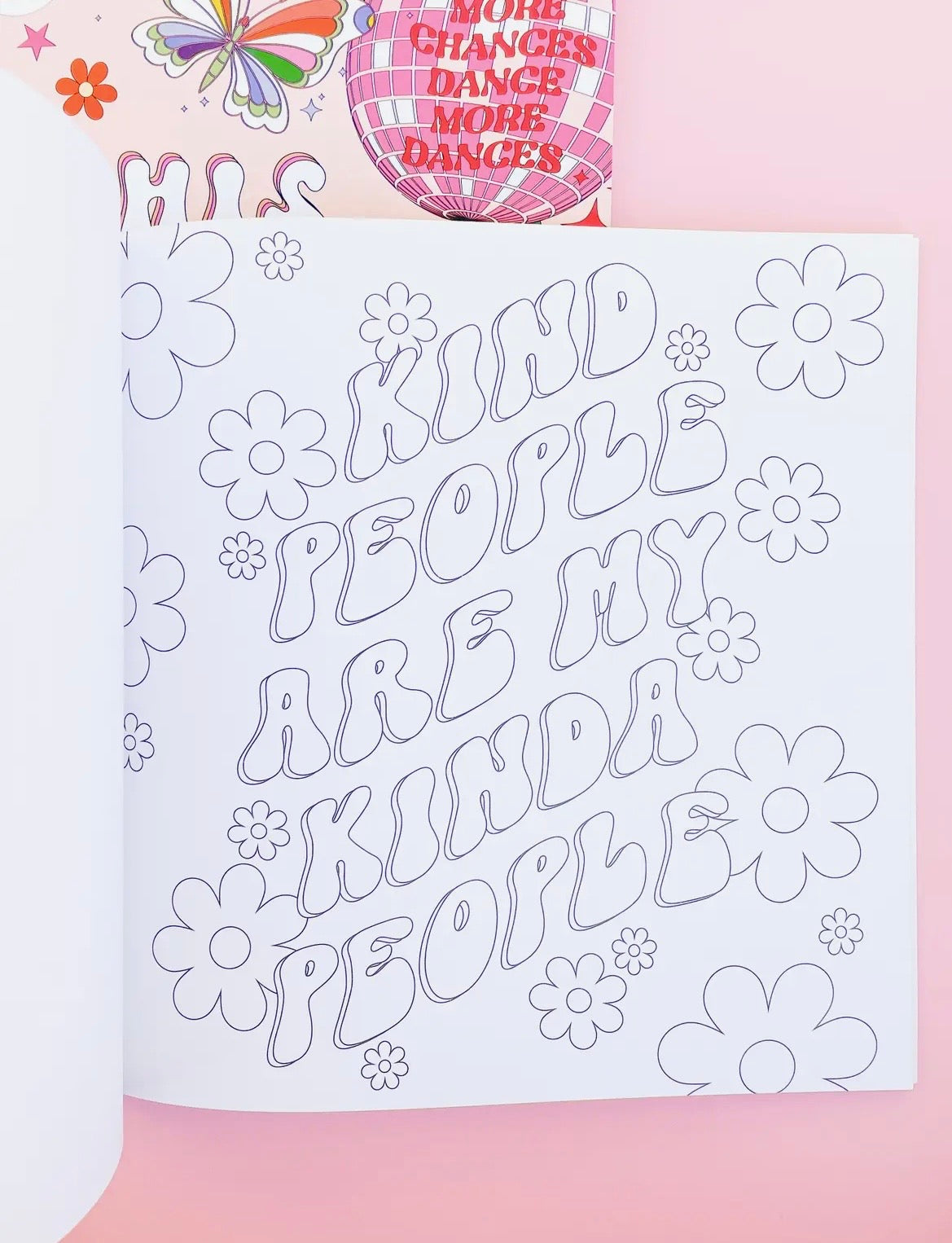 Positive Vibes Coloring Book