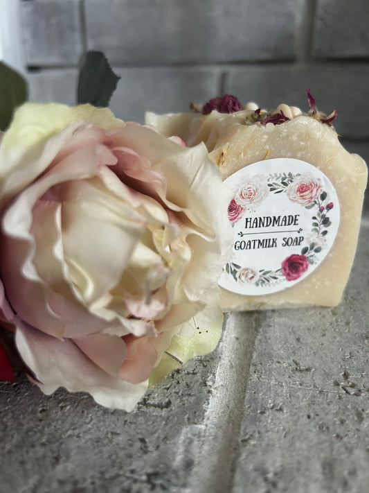 Milk & Suds: Rose Goat Milk Bar of Soap