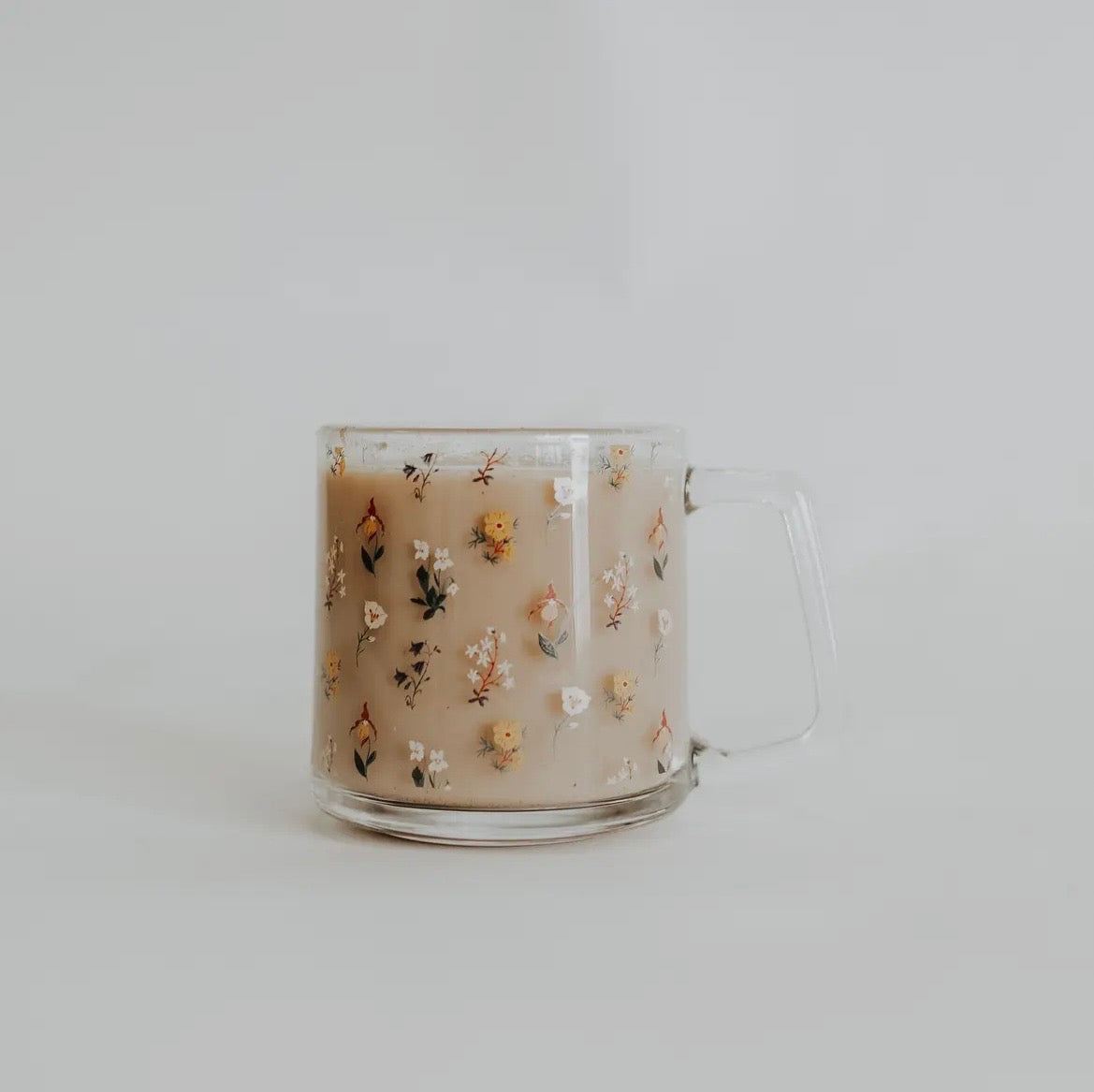 Wildflower Glass Mug