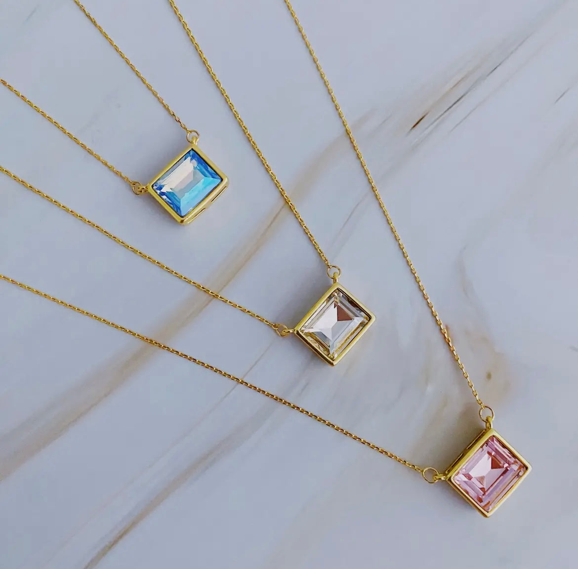 Pretty Square Necklace